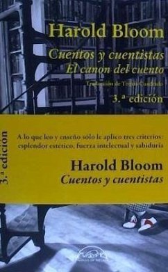 Cuentos y cuentistas : el canon del cuento - Bloom, Harold; Jiménez Rubio, Francisco Javier