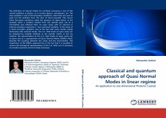 Classical and quantum approach of Quasi Normal Modes in linear regime - Settimi, Alessandro