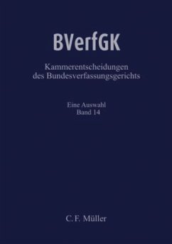 Cover BVerfGK - Kammerentscheidungen des Bundesverfassungsgerichts