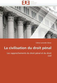 Cover La civilisation du droit pénal