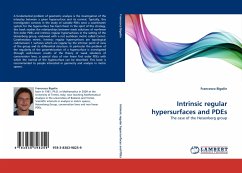 Intrinsic regular hypersurfaces and PDEs