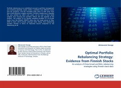 Optimal Portfolio Rebalancing Strategy: Evidence from Finnish Stocks - Savage, Akinwunmi