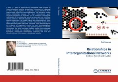 Relationships in Interorganizational Networks