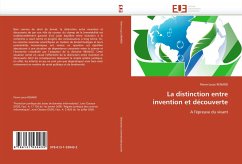 La distinction entre invention et découverte - RENARD, Pierre-Louis