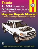 Toyota Tundra 2000 Thru 2006 & Sequoia 2001 Thru 2007 2wd & 4WD Haynes Repair Manual