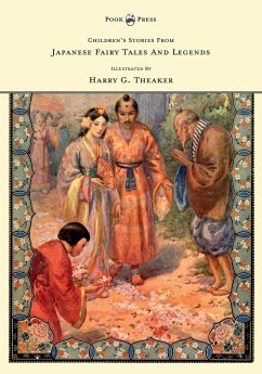 Children's Stories From Japanese Fairy Tales & Legends - Illustrated by Harry G. Theaker - Kato, N.