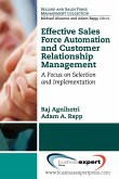 Effective Sales Force Automation and Customer Relationship Management