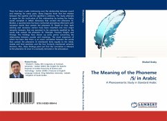 The Meaning of the Phoneme /S/ in Arabic - Oraby, Khaled