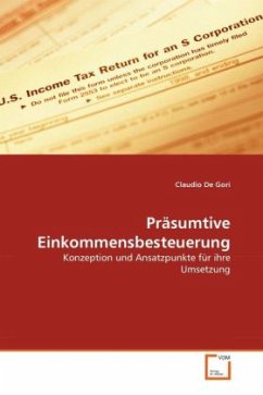 Cover Präsumtive Einkommensbesteuerung