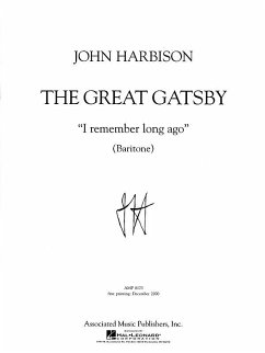 Cover I Remember Long Ago: Baritone and Piano