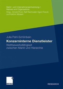 Konzerninterne Dienstleister - Pahl-Schönbein, Julia