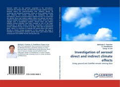 Investigation of aerosol direct and indirect climate effects