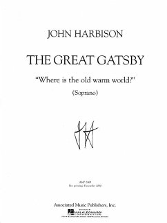 Cover John Harbison, Where Is the Old, Warm World? Soprano Voice and Piano Buch