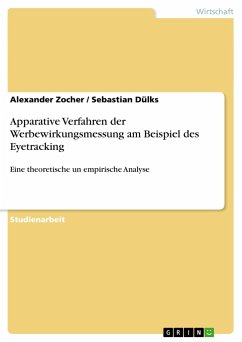 Apparative Verfahren der Werbewirkungsmessung am Beispiel des Eyetracking - Dülks, Sebastian;Zocher, Alexander