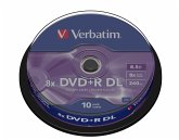 DVD+R DL 8.5GB/240Min/8x Cakebox (10 Disc), Scratch Resistant Surface