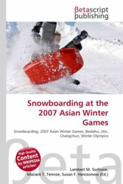 Snowboarding at the 2007 Asian Winter Games