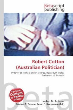 Robert Cotton (Australian Politician)