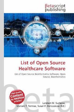 List of Open Source Healthcare Software