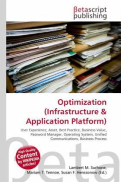 Optimization (Infrastructure & Application Platform)