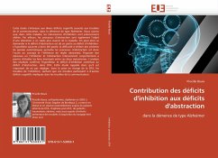 Contribution des déficits d''inhibition aux déficits d''abstraction - Bouix, Priscille