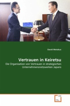 Vertrauen in Keiretsu - Motzkus, David