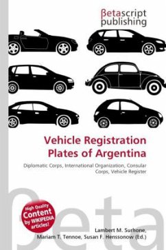 Vehicle Registration Plates of Argentina