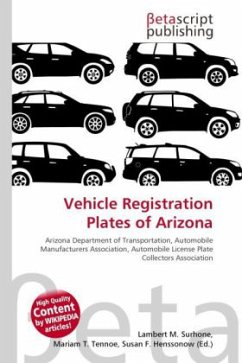 Vehicle Registration Plates of Arizona