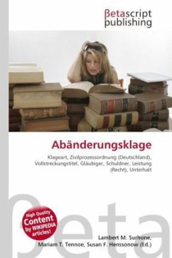 Abänderungsklage