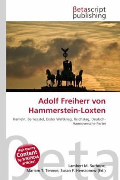 Adolf Freiherr von Hammerstein-Loxten