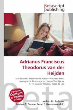 Adrianus Franciscus Theodorus van der Heijden Adrianus Franciscus Theodorus van der Heijden
