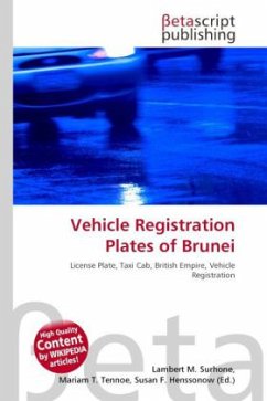 Vehicle Registration Plates of Brunei
