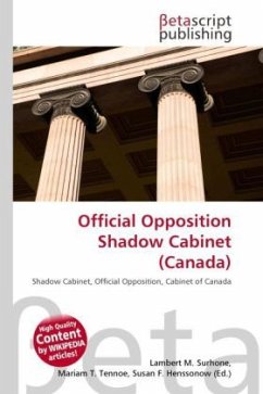 Official Opposition Shadow Cabinet (Canada)