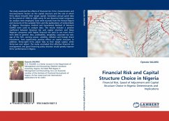 Financial Risk and Capital Structure Choice in Nigeria - SALAWU, Oyesola