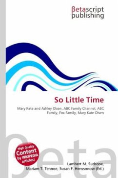 Cover So Little Time