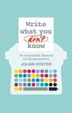 Write What You Don't Know