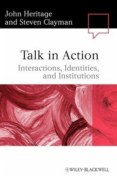 Talk Action - Heritage, John (University of California, Los Angeles, USA); Clayman, Steven (UCLA, USA)