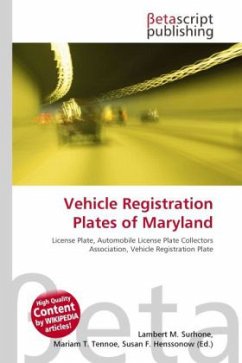 Vehicle Registration Plates of Maryland