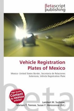 Vehicle Registration Plates of Mexico