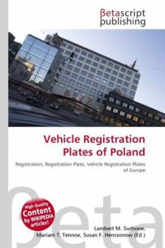 Vehicle Registration Plates of Poland