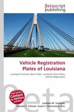 Vehicle Registration Plates of Louisiana