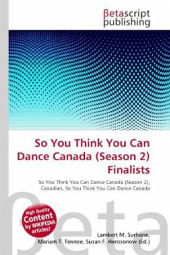 So You Think You Can Dance Canada (Season 2) Finalists