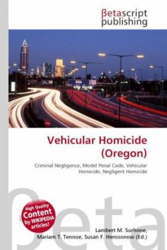 Vehicular Homicide (Oregon)