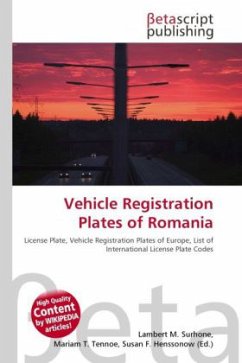 Vehicle Registration Plates of Romania