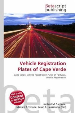 Vehicle Registration Plates of Cape Verde