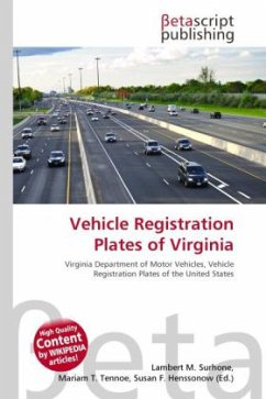 Vehicle Registration Plates of Virginia