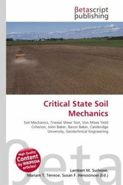 Critical State Soil Mechanics