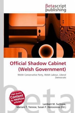 Official Shadow Cabinet (Welsh Government)