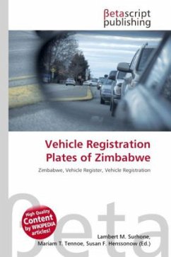 Vehicle Registration Plates of Zimbabwe