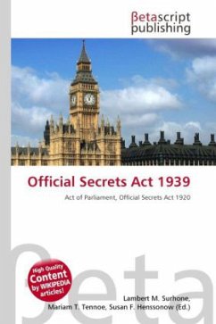 Official Secrets Act 1939