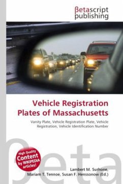 Vehicle Registration Plates of Massachusetts